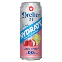 DREHER 24 HYDRATE ALKOHOLMENTES DOBOZOS 0,5.L 0,0% LICSI-CITROM (DRS)