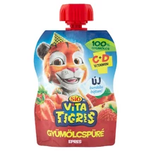 Sió vitatigris 100% gyümölcspüré eper 90 g