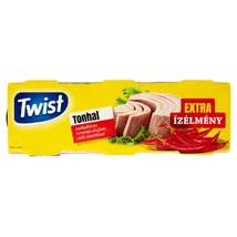 Twist tonhaltörzs növényi olajban, chili ízesítéssel 3 x 80 g
