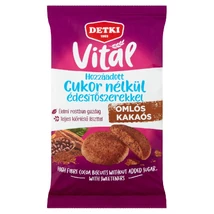 Detki cukormentes kakaós omlós keksz édesítőszerekkel 180 g