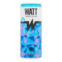 Watt koffein- és vitamintartalmú, kék és fekete áfonya ízű szénsavas energiaital 0,25 l