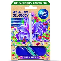 Ambipur aktív wc gél block wild hibiskus 45.gr
