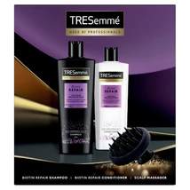 Tresemme ajándékcsomag 2024 BIOTIN REPAIR ( SAMPON+BALZSAM+SZILIKON FEJBORMASSZIROZO )