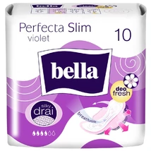 Bella Perfecta Ultra Violet Deo Fresh illatosított légáteresztő szárnyas egészségügyi betét 10 db