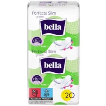 Bella Perfecta  Green légáteresztő egészségügyi szárnyas betét  2 x 10 db