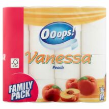 Vanessa Premium Peach Family Pack toalettpapír 3 rétegű 32 tekercs