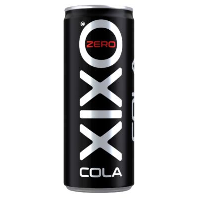 XIXO Cola Zero kólaízű, energia- és cukormentes, szénsavas üdítőital édesítőszerekkel 250 ml