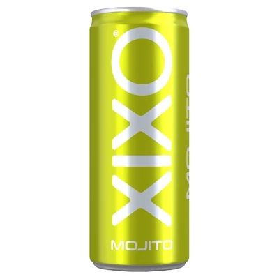XIXO Mojito menta- és lime ízű, szénsavas üdítőital cukorral és édesítőszerrel 250 ml