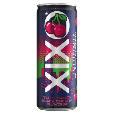 XIXO CAN UDITOITAL TUTTI FRUITY 250.ML BLACK CHERRY (DRS)