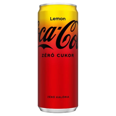 Coca Cola Zero Citromos 0,33L (DRS)