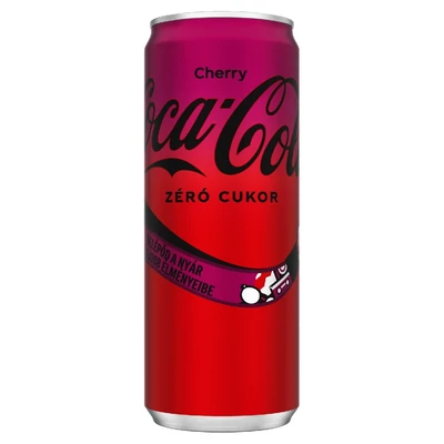 COCA COLA CAN 0,33.L CHERRY ZERO (DRS)