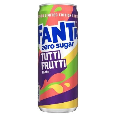 COCA COLA CAN 0,33.L FANTA TUTTI FRUTTI ZERO (DRS)