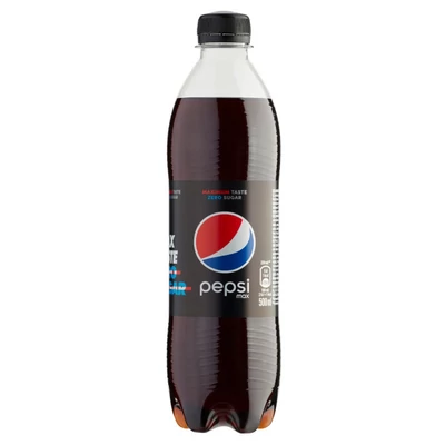Pepsi Max szénsavas üdítőital édesítőszerrel 0,5 l (DRS)