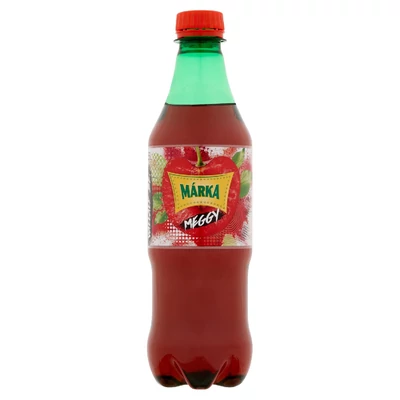 Márka meggy szénsavas üdítőital cukorral és édesítőszerrel 0,5 l