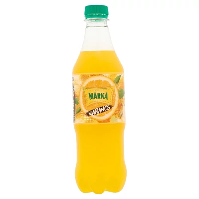 Márka narancs szénsavas üdítőital cukorral és édesítőszerrel 0,5 l