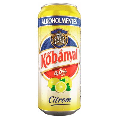 Kőbányai Alkoholmentes dobozos 0,5l citromos 0%