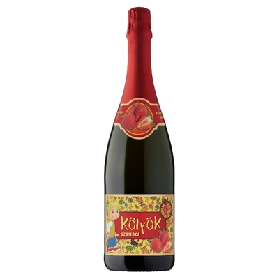 Kölyök szamóca gyerekpezsgő 750 ml (DRS)