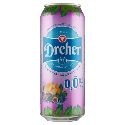Dreher 24 alkoholmentes dobozos 0,5 l sárgadinnye-maracuja