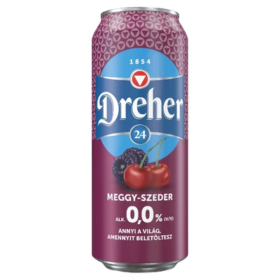 DREHER 24 ALKOHOLMENTES DOBOZOS 0,5.L MEGGY-SZEDER (DRS)