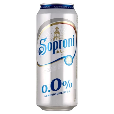 Soproni sör Alkoholmentes 0,5L Doboz