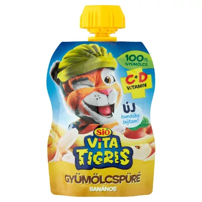 Sió vitatigris 100% gyümölcspüré banán 90 g