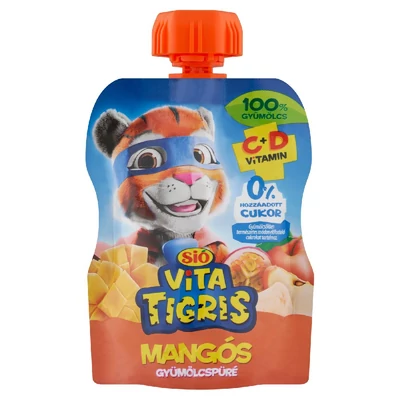 Sió vitatigris 100% gyümölcspüré mango 90 g
