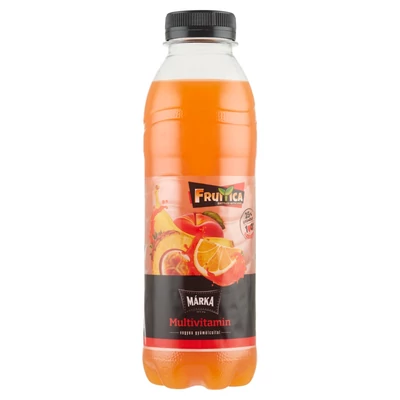 Márka multivitamin szénsavas üdítőital cukorral és édesítőszerrel 0,5 l (DRS)