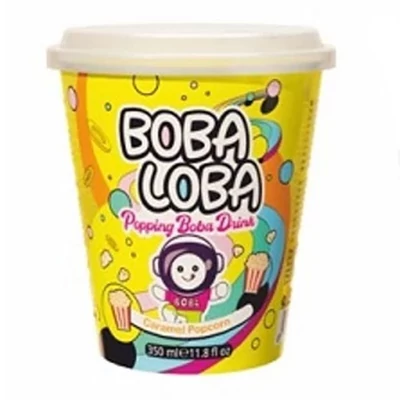 BOBA LOBA BUBBLE TEA 350.ML KARAMELLAS POPCORN