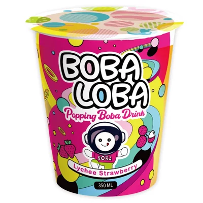 BOBA LOBA BUBBLE TEA 350.ML EPER-LYCHEE