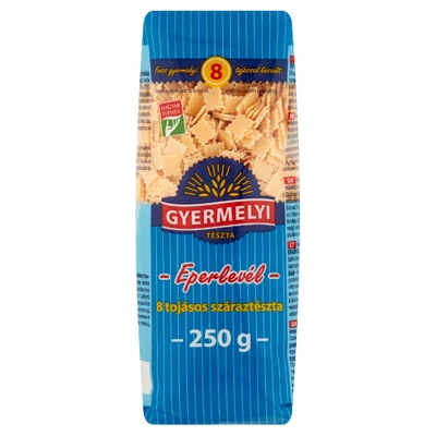 Gyermelyi eperlevél 8 tojásos száraztészta 250 g