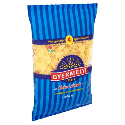 Gyermelyi fodros kocka 4 tojásos száraztészta 500 g