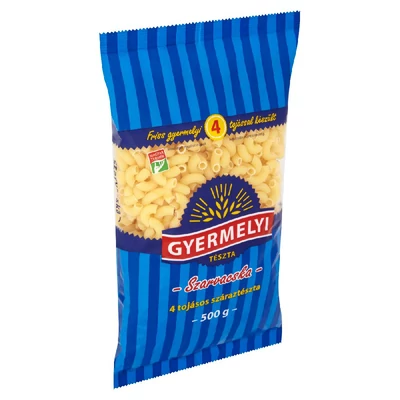Gyermelyi szarvacska 4 tojásos száraztészta 500 g