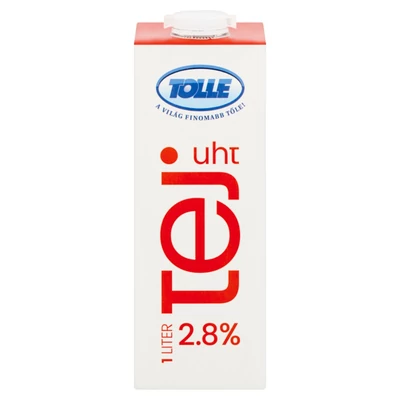 UHT TEJ 2,8% TOLLE KUPAKOS