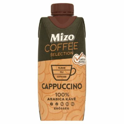 Mizo Coffee Selection Cappuccino UHT laktózmentes, félzsíros kávés tej 330 ml