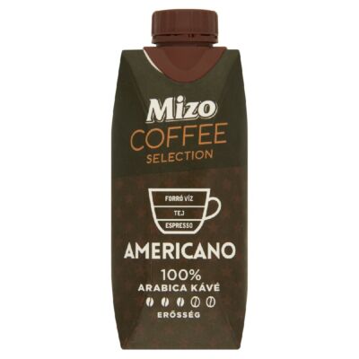Mizo Coffee Selection Americano UHT zsírszegény kávés tej 330 ml