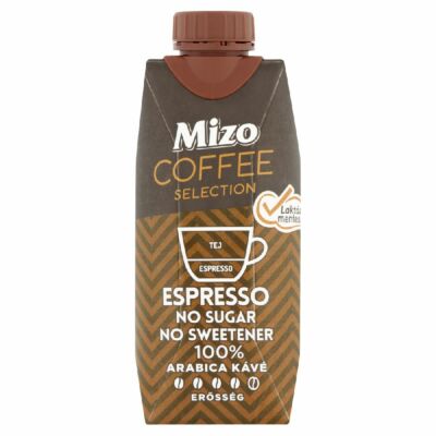 Mizo Caffe Selection espresso UHT laktózmentes, zsírszegény kávés tej 330 ml