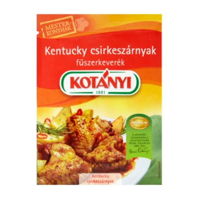 Kotányi kentucky csirkeszárny fűszerkeverék 45g