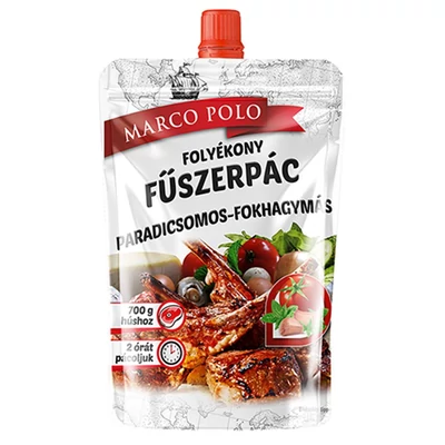 Marco P. folyékony fűszerpác paradicsom-fokhagyma 90 g