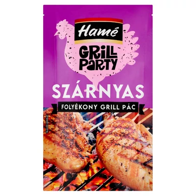 Hamé Grill Party szárnyas folyékony grillpác 80g