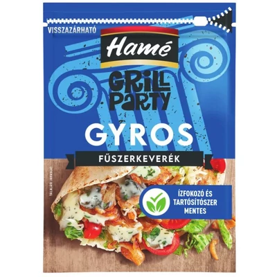 HAME GRILL PARTY FUSZERKEVEREK 23.GR GYROS