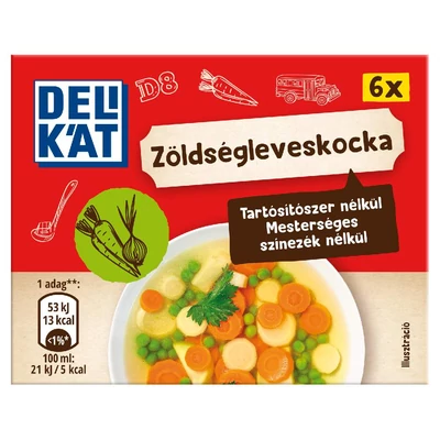 Delikát zöldségleveskocka 60 g