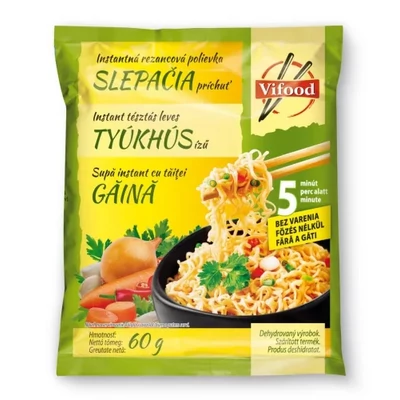 Vifood tyúkhúsos  ízesítésű instant tésztás leves 60 g