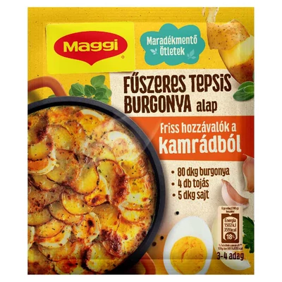 MAGGI ALAP 42.GR FUSZERES TEPSIS BURGONYA