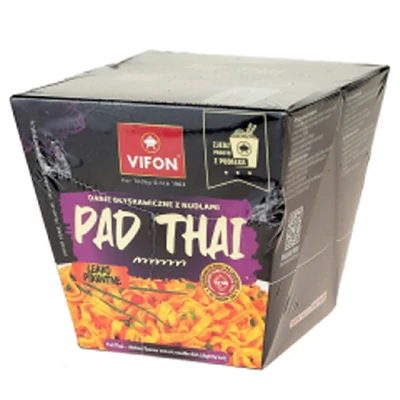 Vifon Lunch Box Pad Thai Instant Rizstészta Étel Dobozban 85g