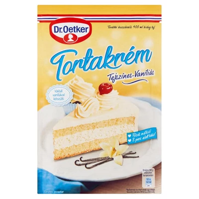 Dr. Oetker tortakrém alappor tejszínes-vaniliás 130g