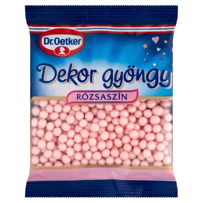 Dr. Oetker rózsazsín dekor gyöngy 30 g