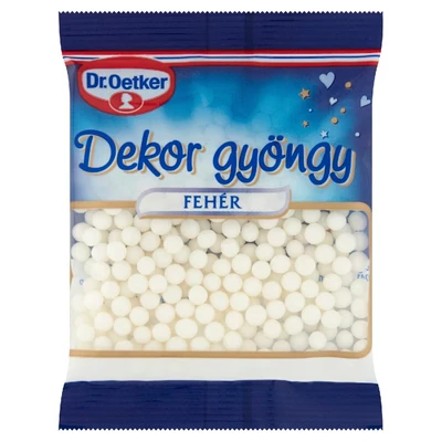 Dr. Oetker fehér dekor gyöngy 30 g