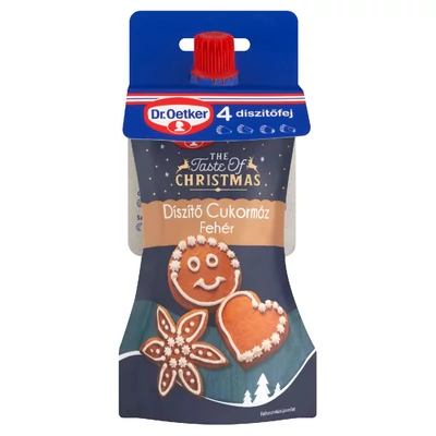 Dr. Oetker fehér díszítő cukormáz 140 g