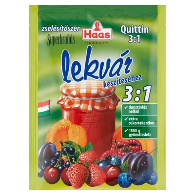 Haas Quittin 3:1 zselésítő befőzőszer 25 g