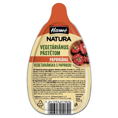 Hame pástétom vegetáriánus paprikás 105 g